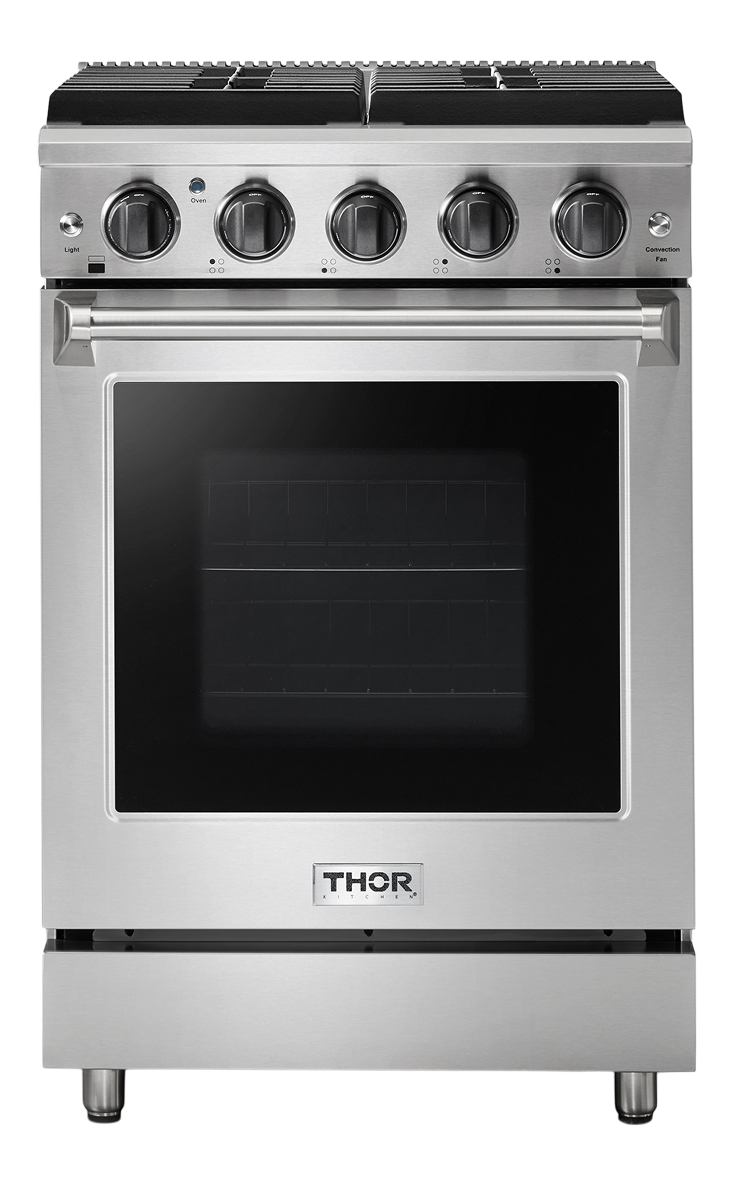 Cocina a gas Thor Kitchen de 24 pulgadas: modelo LRG2401U-R
