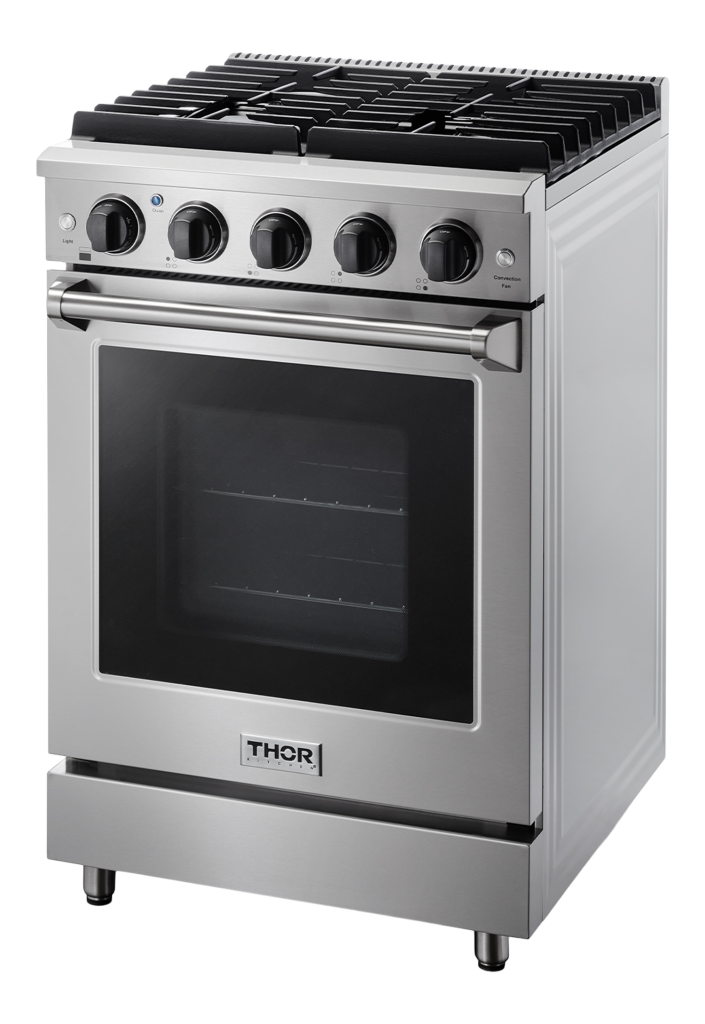 Cocina a gas Thor Kitchen de 24 pulgadas: modelo LRG2401U-R - Imagen 3